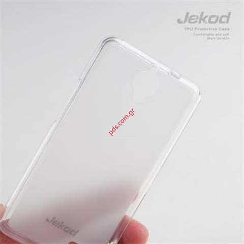 Θήκη Jekod TPU Gel Alcatel OT6030D White σε λευκό χρώμα