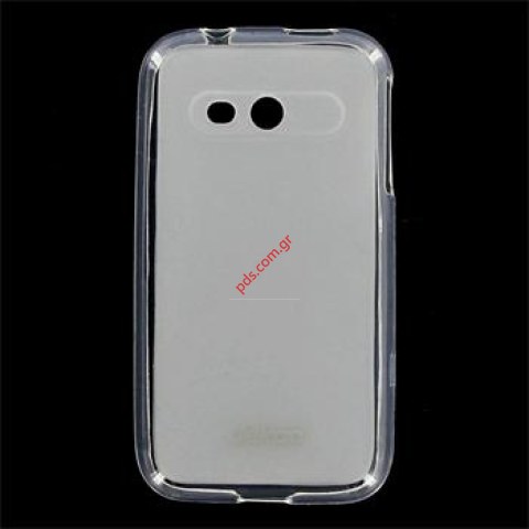 Θήκη Jekod TPU Gel Alcatel V975 Vodafone Smart 3 White σε λευκό χρώμα.