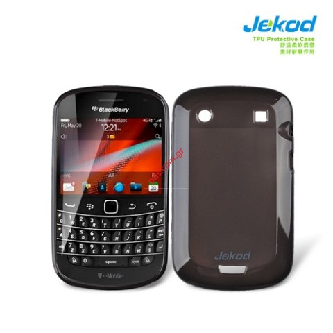 Θήκη Jekod TPU Gel BlackBerry 9900 Bold Touch Black