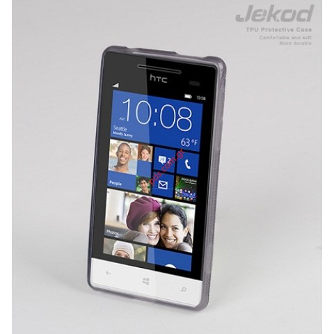 Θήκη Jekod TPU Gel HTC 8S σε μαύρο χρώμα.