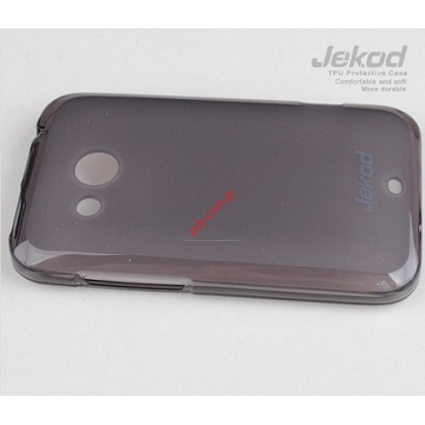 Θήκη Jekod TPU Gel HTC Desire 200 Black σε μαύρο χρώμα.