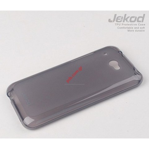 Θήκη Jekod TPU Gel HTC Desire 601 Black σε μαύρο χρώμα