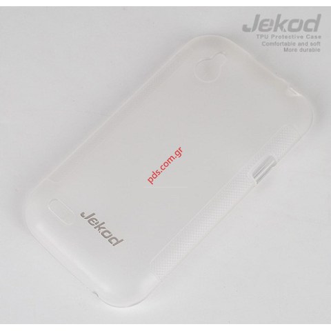 Θήκη Jekod TPU Gel HTC Desire X White σε λευκό χρώμα