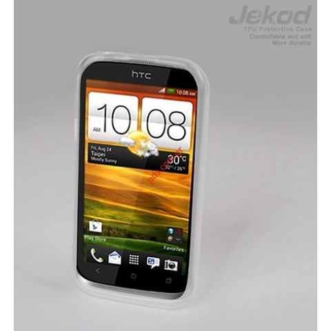 Θήκη Jekod TPU Gel HTC Desire X White σε λευκό χρώμα