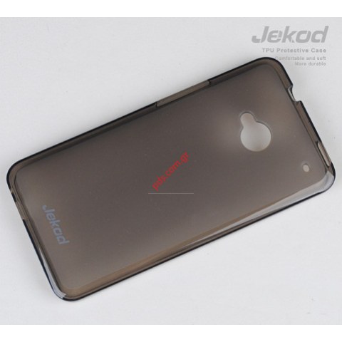 Θήκη Jekod TPU Gel HTC One , M7 Black Blister.