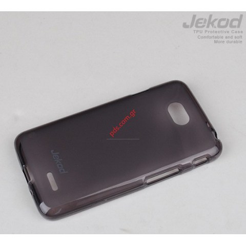 Θήκη Jekod TPU Gel LG D320 L70 Black σε μαύρο χρώμα