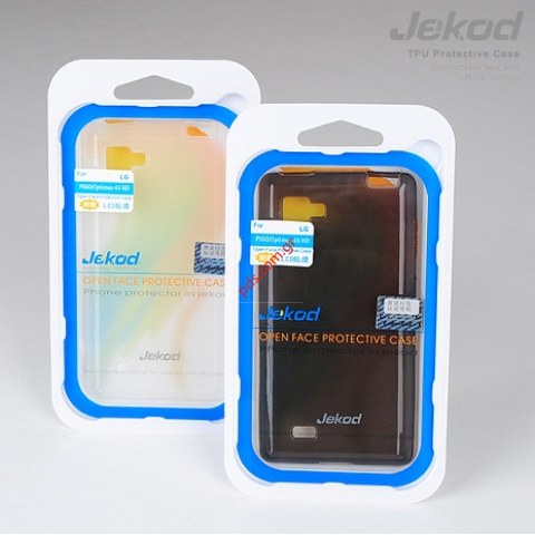 Θήκη Jekod TPU Gel LG Optimus 4X HD P880 Black σε μαύρο χρώμα