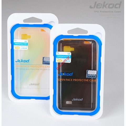 Θήκη Jekod TPU Gel LG Optimus 4X HD P880 σε λευκό χρώμα