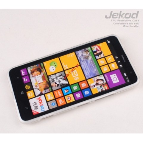Θήκη Jekod TPU Gel Nokia Lumia 1320 White σε λευκό χρώμα Θήκη Jekod TPU Gel Nokia Lumia 1320 White σε λευκό χρώμα