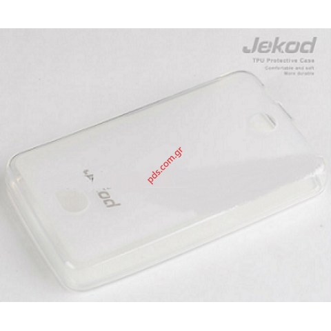 Θήκη Jekod TPU Gel Nokia Lumia 501 White σε λευκό χρώμα Θήκη Jekod TPU Gel Nokia Lumia 501 White σε λευκό χρώμα