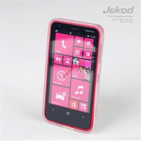 Θήκη Jekod TPU Gel Nokia Lumia 520 White σε λευκό χρώμα Θήκη Jekod TPU Gel Nokia Lumia 520 White σε λευκό χρώμα