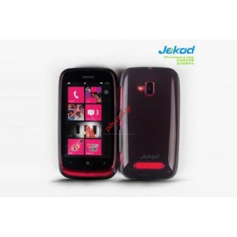 θήκη Jekod TPU Gel Nokia Lumia 610 Black σε σκούρο χρώμα. θήκη Jekod TPU Gel Nokia Lumia 610 Black σε σκούρο χρώμα.