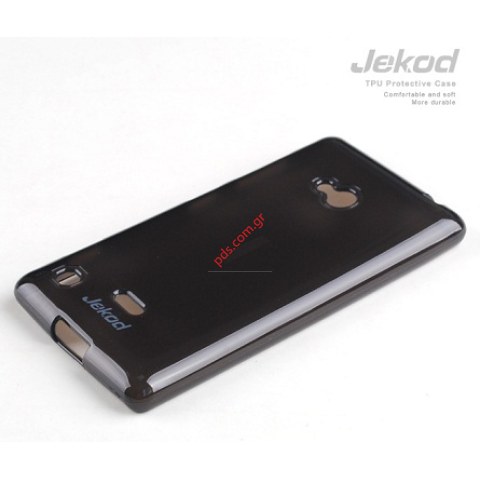 Θήκη Jekod TPU Gel Nokia Lumia 720 Black σε σκούρο μαύρο χρώμα Θήκη Jekod TPU Gel Nokia Lumia 720 Black σε σκούρο μαύρο χρώμα