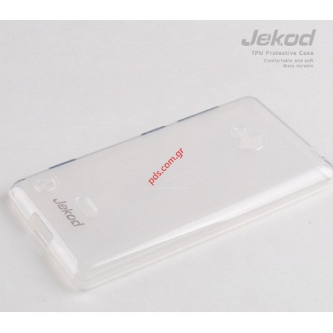 Θήκη Jekod TPU Gel Nokia Lumia 720 White σε λευκό χρώμα Θήκη Jekod TPU Gel Nokia Lumia 720 White σε λευκό χρώμα