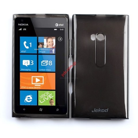 Θήκη Jekod TPU Gel Nokia Lumia 900 Black σε σκούρο μαύρο χρώμα Θήκη Jekod TPU Gel Nokia Lumia 900 Black σε σκούρο μαύρο χρώμα