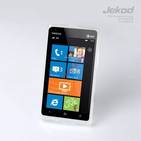 Θήκη Jekod TPU Gel Nokia Lumia 900 White σε λευκό χρώμα Θήκη Jekod TPU Gel Nokia Lumia 900 White σε λευκό χρώμα