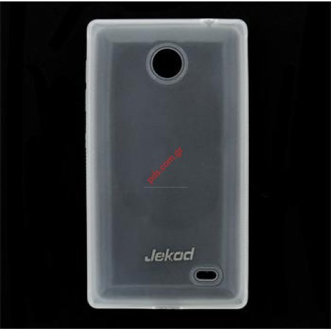 Θήκη Jekod TPU Gel Nokia X, X+ White σε λευκό χρώμα Θήκη Jekod TPU Gel Nokia X, X+ White σε λευκό χρώμα