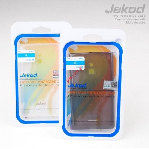 Θήκη Jekod TPU Gel Nokia XL Black σε σκούρο μαύρο χρώμα
