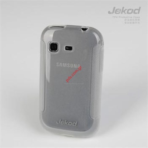 Case Jekod TPU Gel Samsung S5300 Pocket in white color. Case Jekod TPU Gel Samsung S5300 Pocket in white color.