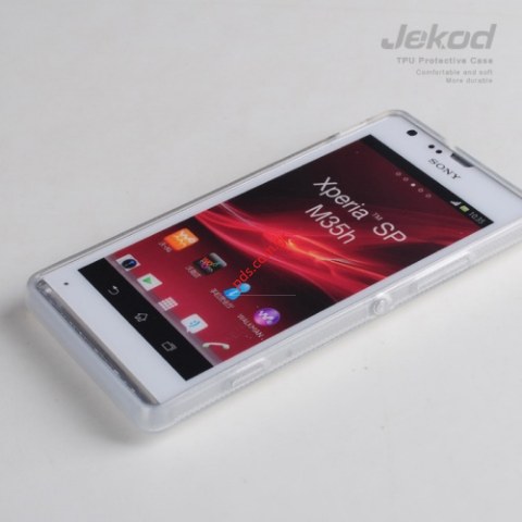 Θήκη Jekod TPU Gel Sony Xperia SP (M35H) White σε ημιδιάφανο λευκό χρώμα. Θήκη Jekod TPU Gel Sony Xperia SP (M35H) White σε ημιδιάφανο λευκό χρώμα.