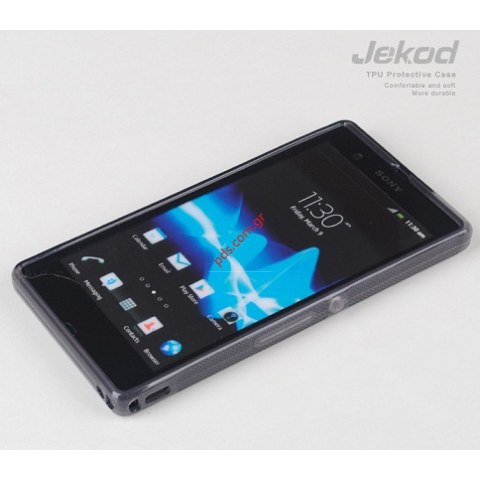θήκη Jekod TPU Gel Sony Xperia Z L36i Black (C6603) σε μαύρο χρώμα Blister θήκη Jekod TPU Gel Sony Xperia Z L36i Black (C6603) σε μαύρο χρώμα Blister