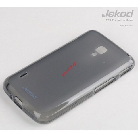 Transparent case Jekod TPU Gel LG P710 Optimus L7 II in Black color.
