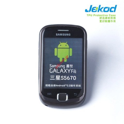 Case TPU Jekod Samsung GT Galaxy Fit S5670 Black Blister. Case TPU Jekod Samsung GT Galaxy Fit S5670 Black Blister.