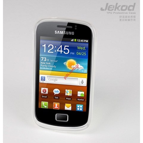 Case TPU Jekod Gel Samsung GT Galaxy S6500 Mini 2 White Blister. Case TPU Jekod Gel Samsung GT Galaxy S6500 Mini 2 White Blister.