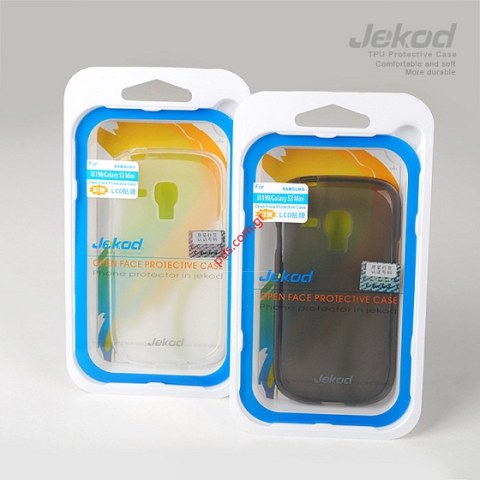 θήκη Jekod TPU Samsung GT Galaxy S3 Mini i8190 White σε λευκό Blister.