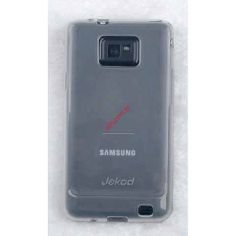 Θήκη Jekod TPU Samsung i9100 Galaxy S2 White σε ημιδιάφανο λευκό χρώμα.