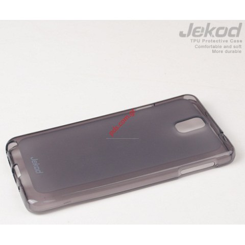 Θήκη Jekod TPU Samsung N9005 Galaxy Note 3 Black σε μαύρο χρώμα