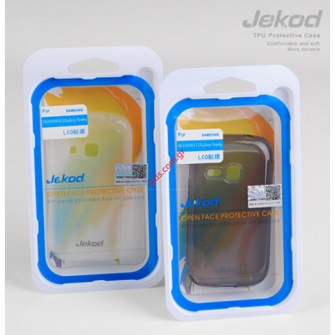 Case TPU Jekod Samsung S6310N Galaxy Young White Blister.