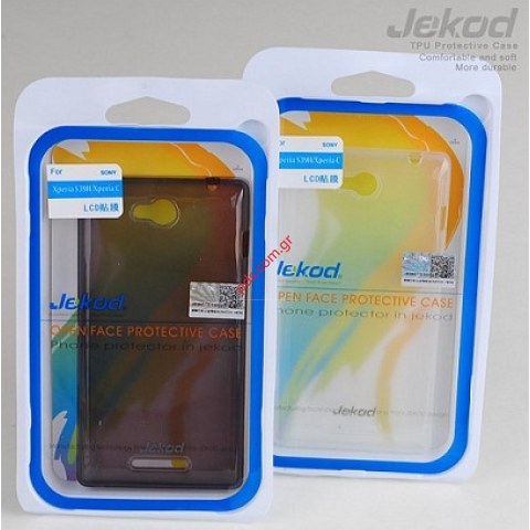 Θήκη Jekod TPU Sony Xperia C (C2305) Black σε μαύρο χρώμα