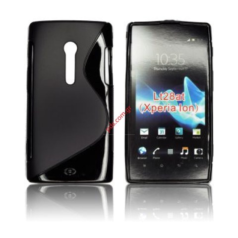Θήκη με εξαιρετική εφαρμογή Sony Xperia Ion LT28i σε μαύρο χρώμα Slim line type Θήκη με εξαιρετική εφαρμογή Sony Xperia Ion LT28i σε μαύρο χρώμα Slim line type