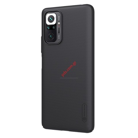 Θήκη Nillkin Xiaomi Redmi Note 10 Pro/10 Pro Max Black Super Frosted Back Cover  Θήκη Nillkin Xiaomi Redmi Note 10 Pro/10 Pro Max Black Super Frosted Back Cover