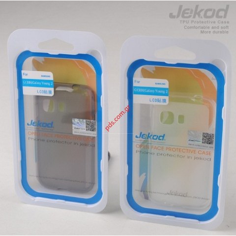 Case Jekod TPU Samsung SM-G130 Galaxy Young 2 Black (BLISTER)