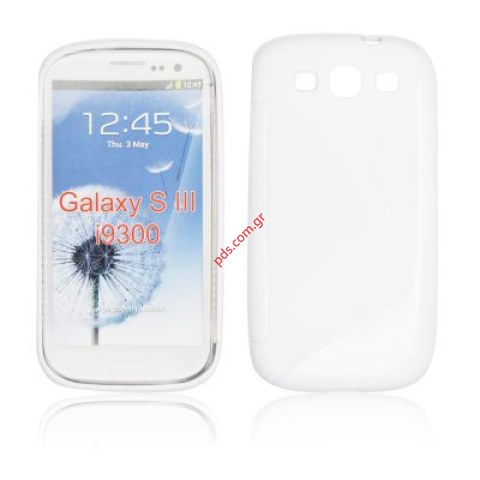Back case super slim line with S type Samsung i9300 Galaxy S3 in white color Back case super slim line with S type Samsung i9300 Galaxy S3 in white color