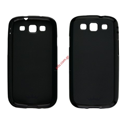 Back case with Samsung i9300 Galaxy S3 in Black color Back case with Samsung i9300 Galaxy S3 in Black color