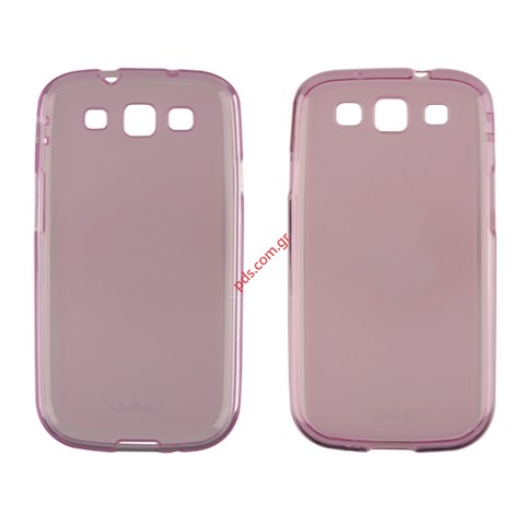 Back case with Samsung i9300 Galaxy S3 in pink color Back case with Samsung i9300 Galaxy S3 in pink color