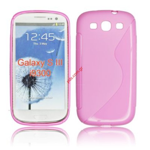 Back case super slim line with S type Samsung i9300 Galaxy S3 in pink color Back case super slim line with S type Samsung i9300 Galaxy S3 in pink color
