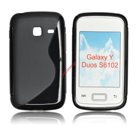 Back case super slim line with S type Samsung S 6102 Galaxy Y Duos in black color Back case super slim line with S type Samsung S 6102 Galaxy Y Duos in black color