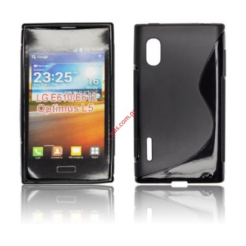 Back case super slim line with S type LG Optimus L5 E610 in black color Back case super slim line with S type LG Optimus L5 E610 in black color