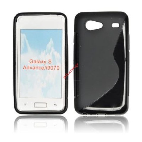 Back case super slim line with S type Samsung Galaxy S Advance i9070 in Black color Back case super slim line with S type Samsung Galaxy S Advance i9070 in Black color