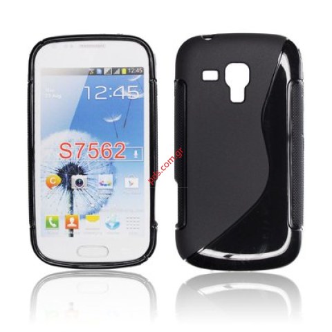 Back case super slim line with S type Samsung S7562 Galaxy S Duos in black color Back case super slim line with S type Samsung S7562 Galaxy S Duos in black color