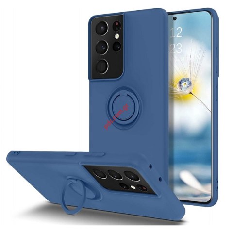 Θήκη Samsung Galaxy S21 PLUS 5Γ G996B 2021 Blue TPU Ring σε μπλέ χρώμα Blister Θήκη Samsung Galaxy S21 PLUS 5Γ G996B 2021 Blue TPU Ring σε μπλέ χρώμα Blister