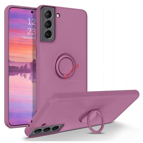 Θήκη Samsung Galaxy S21 PLUS 5G G996B 2021 Purple TPU Ring σε μωβ χρώμα Blister Θήκη Samsung Galaxy S21 PLUS 5G G996B 2021 Purple TPU Ring σε μωβ χρώμα Blister