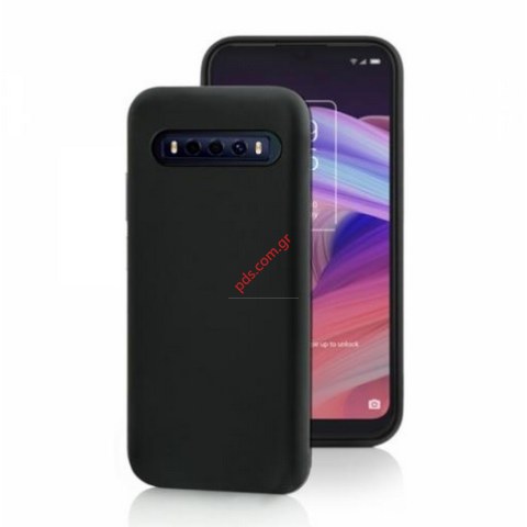 Θήκη silicon TCL S10 SE Back Black σε μαύρο χρώμα Θήκη silicon TCL S10 SE Back Black σε μαύρο χρώμα