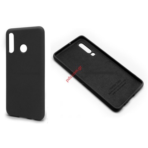 Case silicon Huawei P30 Lite Black Soft Cover Blister