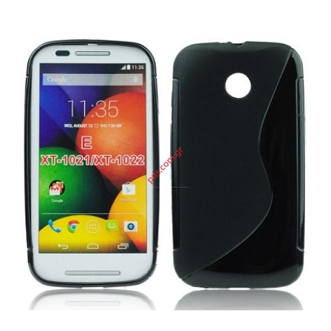Θήκη σιλικόνης Motorola Moto E XT1021 S LINE Black