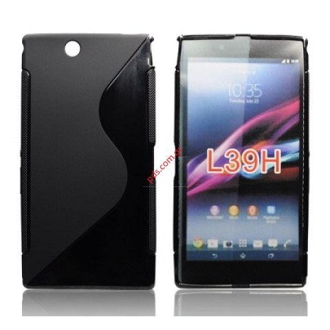 Θήκη σιλικόνης S LINE Sony Xperia Z Ultra L39H Black σε μαύρο χρώμα